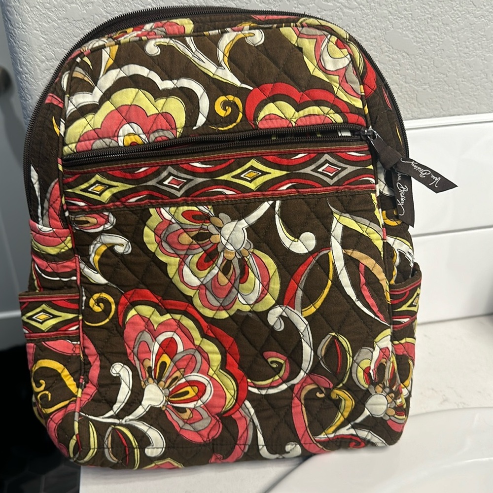 Vera Bradley backpack retired Puccini print. Used
